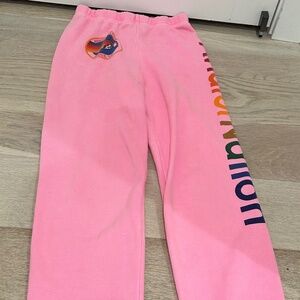 Aviator nation pink sweatpants